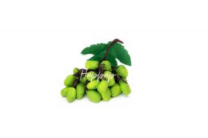 Raisin en papier de soie réalisé avec la technique Happap – Création artisanale et décorative.