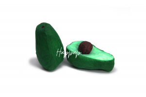 Avocat en papier de soie DIY – Création artisanale et décorative réalisée avec la technique Happap.